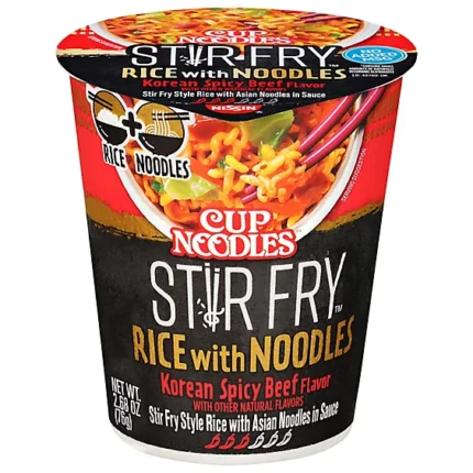 Cup Noodles Rice With Noodles Korean Spicy Beef